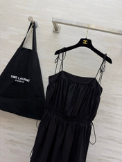 YSL 26S STRAP SLIP DRESS 458