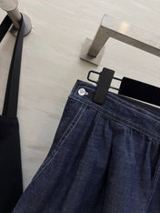 YSL 26S SHORT SLEEVE DENIM SHIRT & SHORTS SET 437