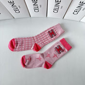 CELINE 26S CREW SOCKS 494264 (1 BOX)