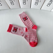 CELINE 26S CREW SOCKS 494264 (1 BOX)