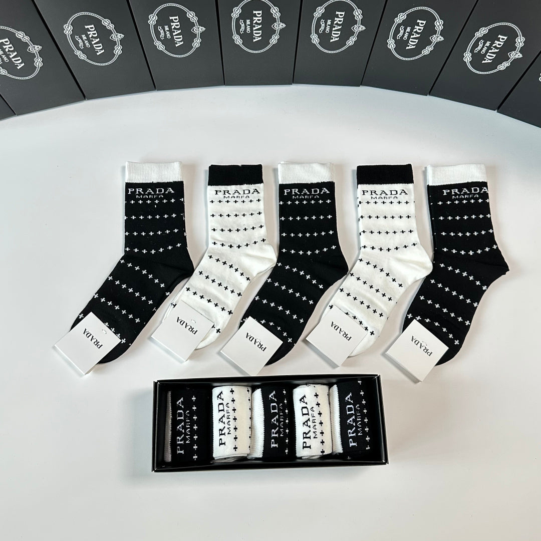 PRADA 26S CREW SOCKS 899329 (1 BOX)
