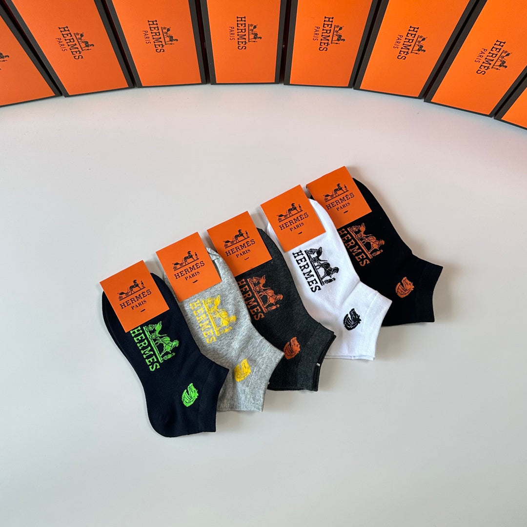 HERMES 26S ANKLE SOCKS 144066 (1 BOX)