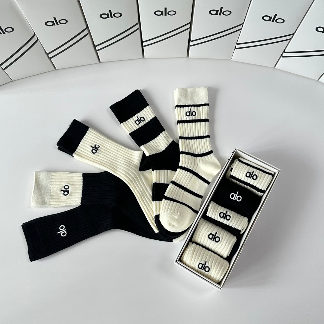 ALO 26S CREW SOCKS 222500 (1 BOX)
