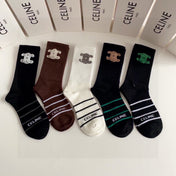 CELINE 26S CREW SOCKS 242039 (1 BOX)