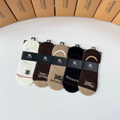 BURBERRY 26S NO-SHOW SOCKS 267243 (1 BOX)