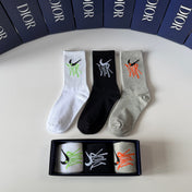 DIOR 26S CREW SOCKS 370244 (1 BOX)