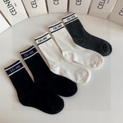 CELINE 26S CREW SOCKS 373798 (1 BOX)