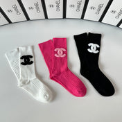 CHANEL 26S CREW SOCKS 373803 (1 BOX)