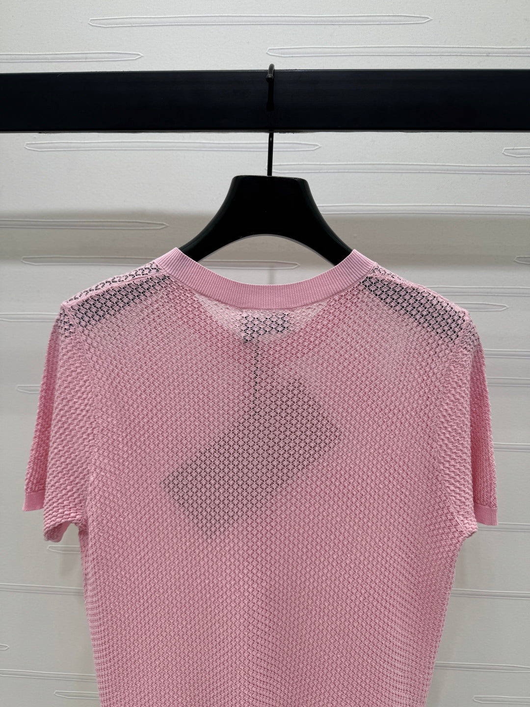 MIU 25S SHORT SLEEVE ROUND NECK CARDIGAN 264270