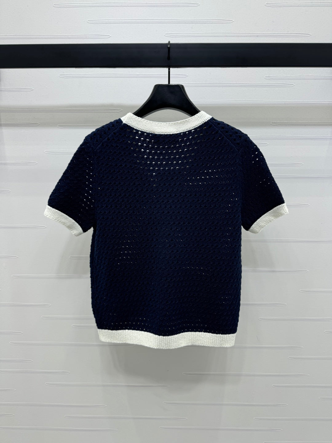GUCCI SHORT-SLEEVE KNIT CARDIGAN 273214