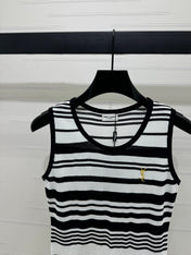 YSL 25S BLACK TRIM TANK TOP 264090