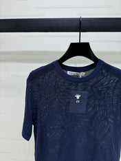 DIOR 25S BUTTERFLY WOVEN T-SHIRT 264064