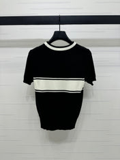 PRADA SHORT-SLEEVE CREW NECK SWEATER 269413