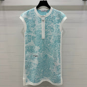 DIOR JUNGLE JACQUARD STRAIGHT DRESS 269395