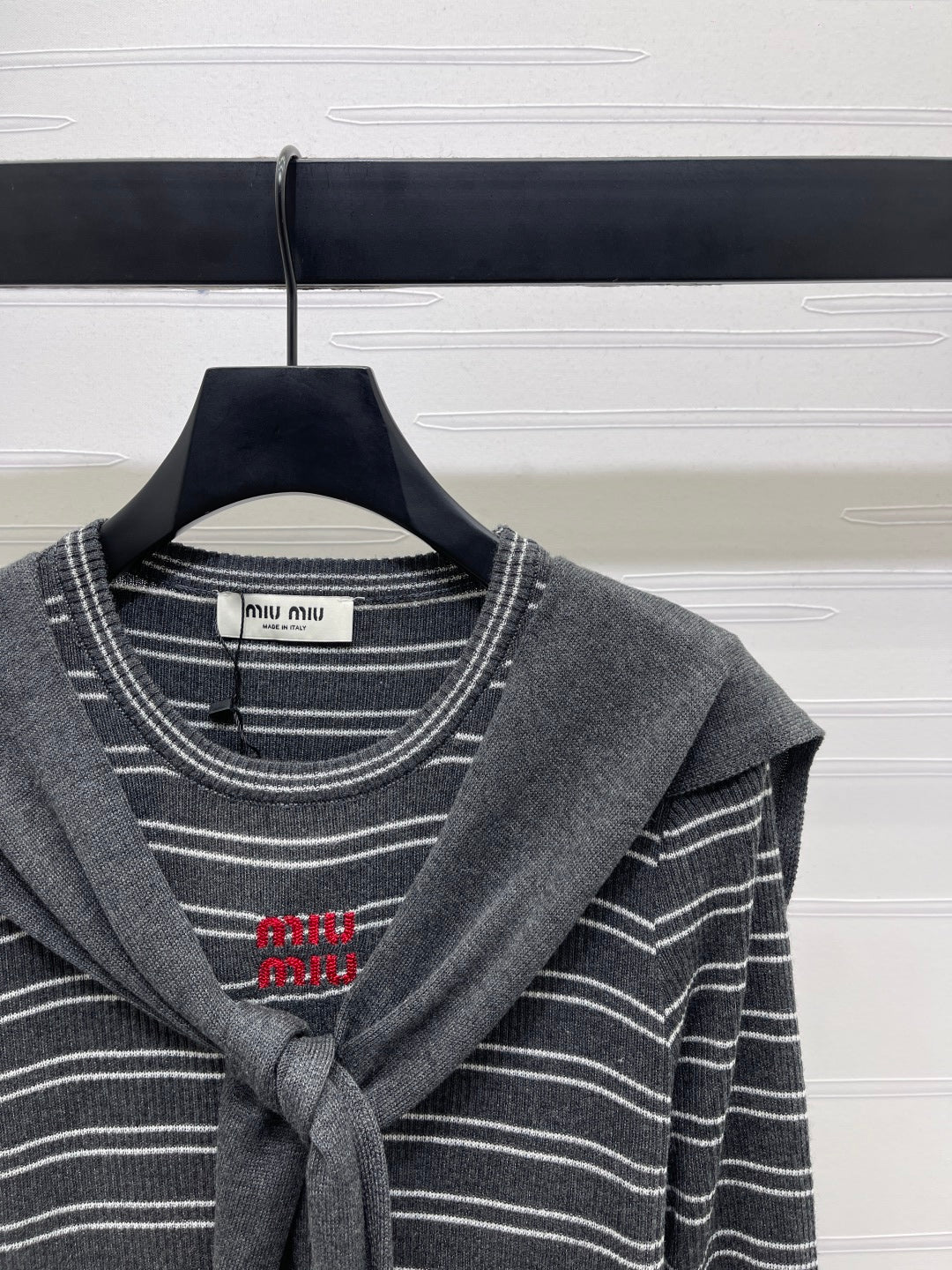 MIUMIU COWL NECK KNITTED SWEATER STYLE 480