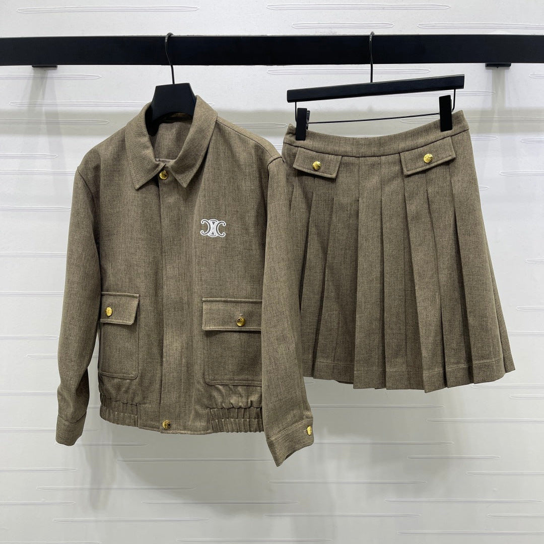 CELINE 26S TOP AND SKIRT SET STYLE 87