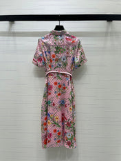 GUCCI 26S SHORT-SLEEVE SHIRT DRESS 444