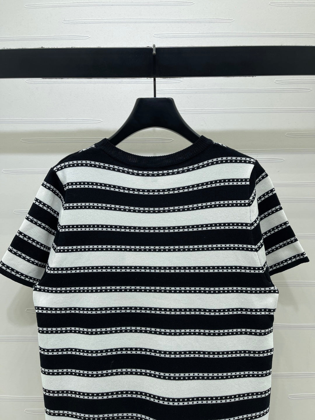 CHANEL 26S STRIPED KNIT MINI DRESS 1346