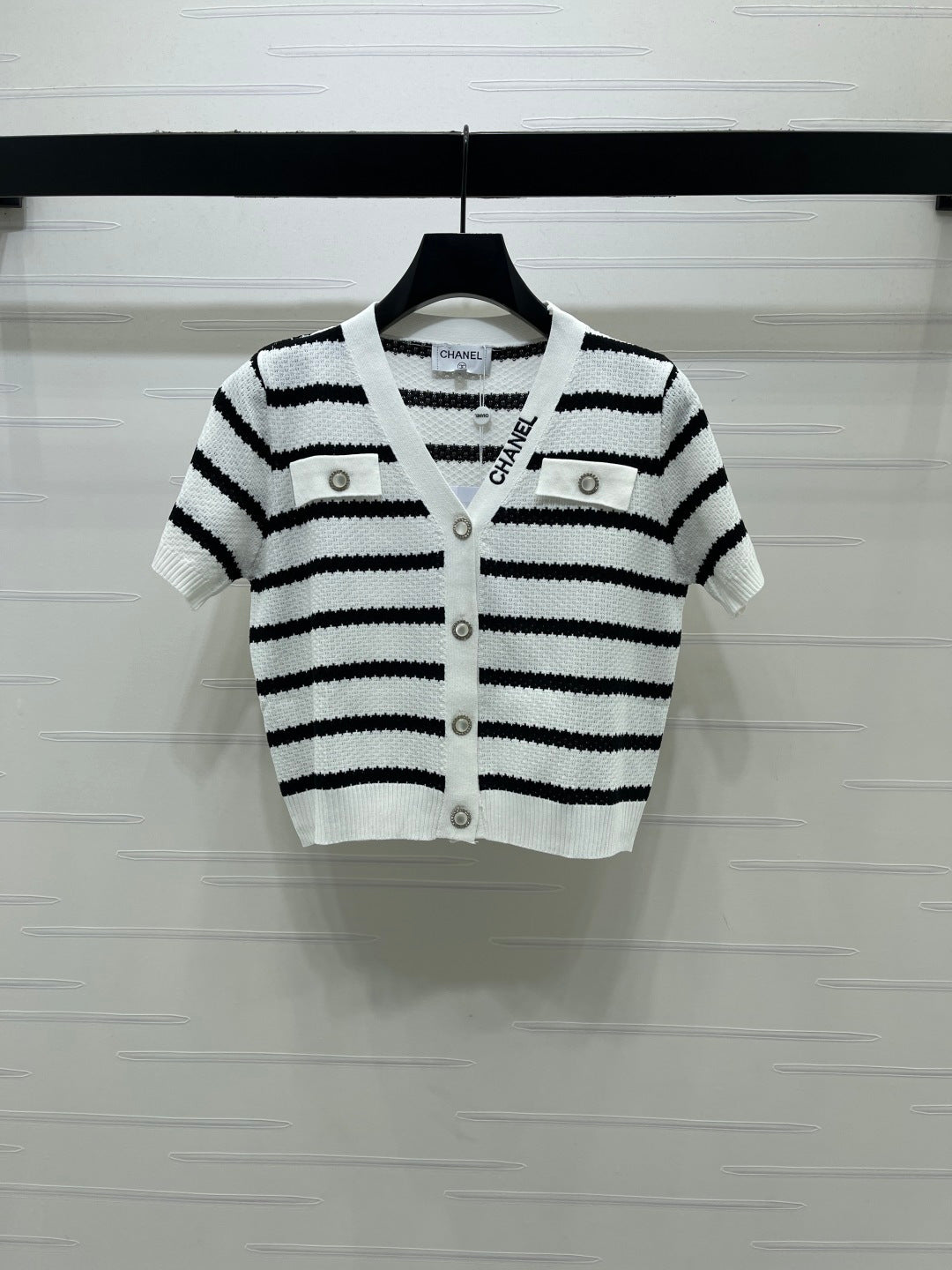 CHANEL 26S SHORT-SLEEVE KNIT TOP 1344