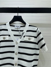 CHANEL 26S SHORT-SLEEVE KNIT TOP 1344