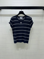 CHANEL 26S SHORT-SLEEVE KNIT TOP 1343