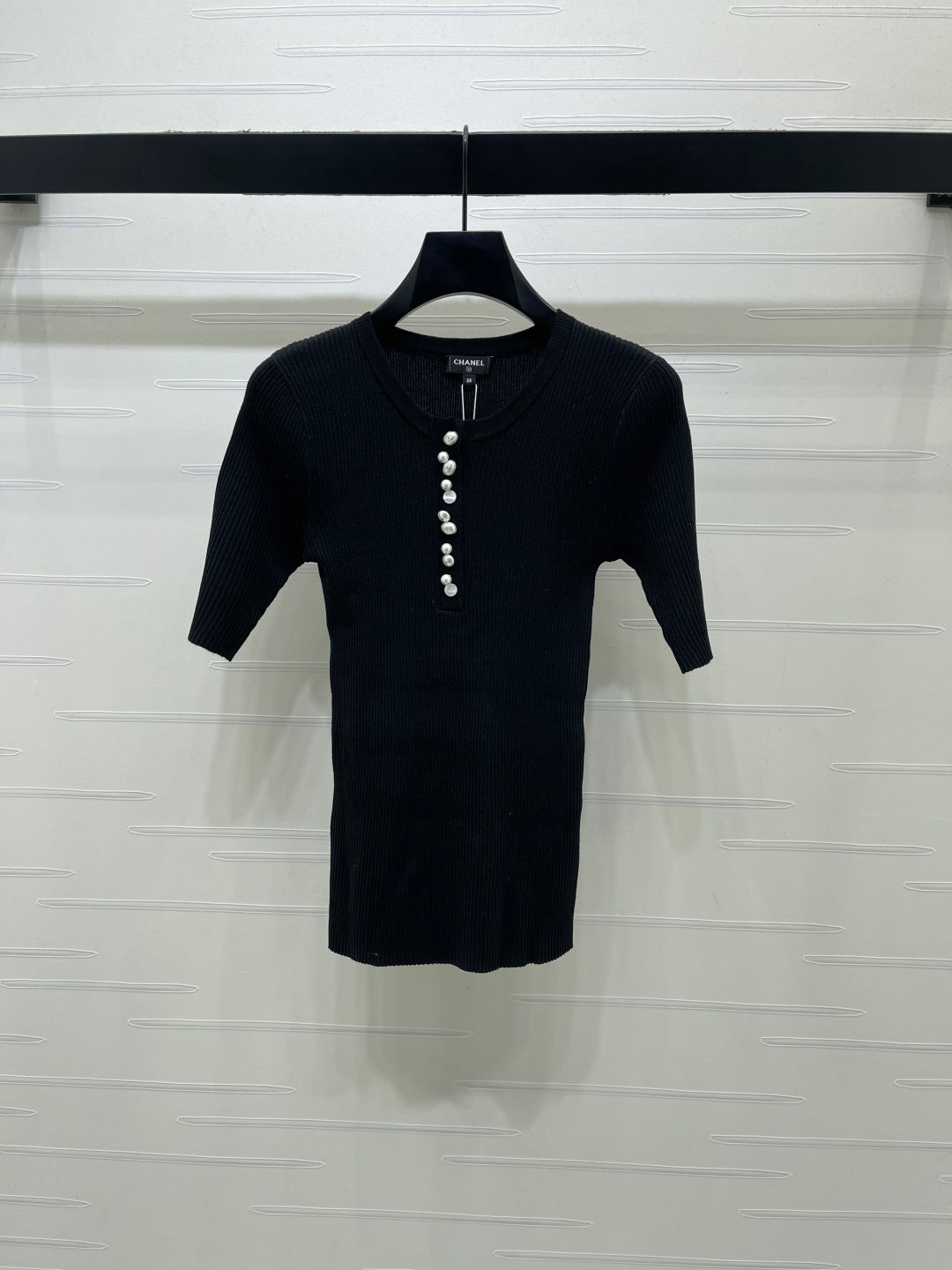 CHANEL 26S SHORT-SLEEVE KNIT TOP 1331
