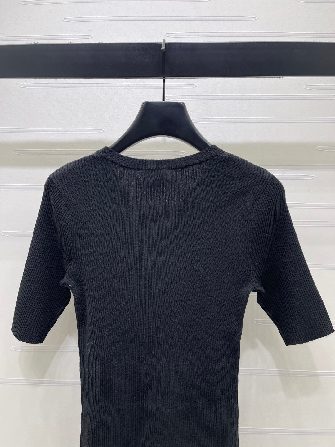 CHANEL 26S SHORT-SLEEVE KNIT TOP 1331