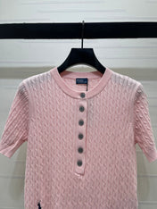 RALPH LAUREN 26S SHORT SLEEVE KNIT TOP 362