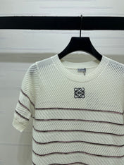 LOEWE 26S SHORT-SLEEVE KNITTED TOP 578