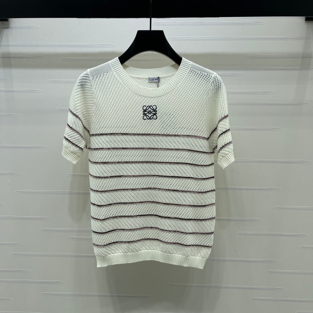 LOEWE 26S SHORT-SLEEVE KNITTED TOP 578