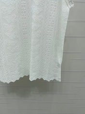 LOEWE 26S RUFFLE-SLEEVE KNIT POLO SHIRT 577
