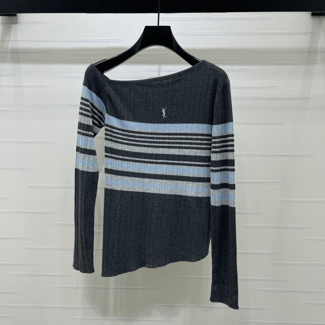 YSL 26S LONG-SLEEVE KNIT TOP 512
