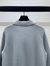 LORO PIANA 26S ZIP-UP KNIT JACKET 885