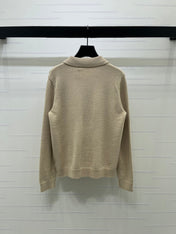LORO PIANA 26S ZIP-UP KNIT JACKET 884