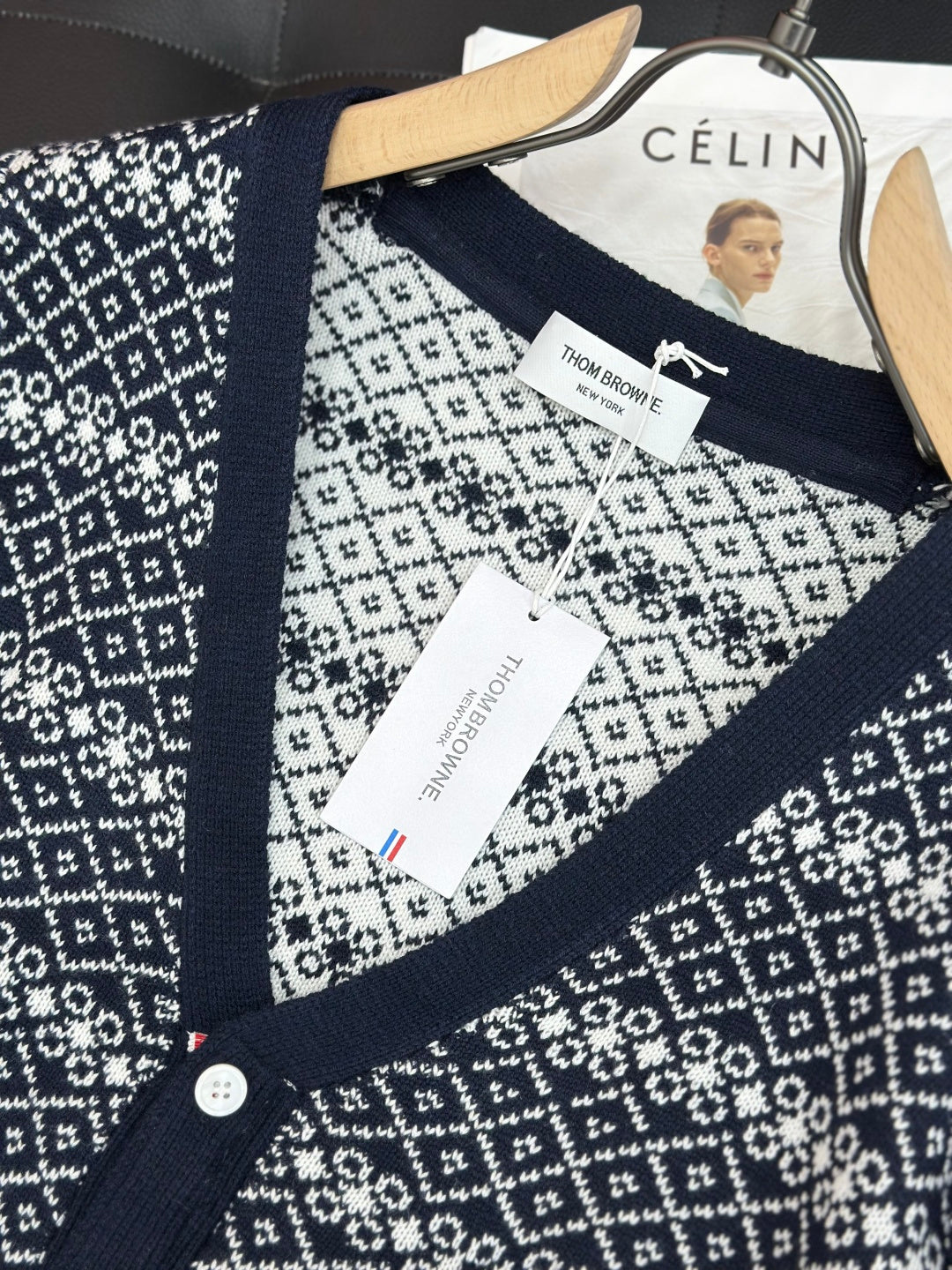 THOM 26S V-NECK KNIT CARDIGAN 339