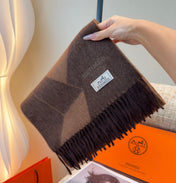 HERMES 25S SCARF 190 IN CASHMERE 987695