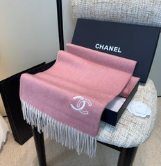 CHANEL 25S SCARF 180 IN CASHMERE 989787