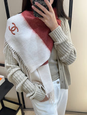 CHANEL 25S SCARF 180 IN CASHMERE 989816