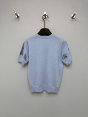 GUCCI 26S SHORT-SLEEVE KNIT SWEATER 390