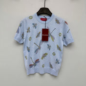 GUCCI 26S SHORT-SLEEVE KNIT SWEATER 390