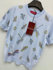 GUCCI 26S SHORT-SLEEVE KNIT SWEATER 390