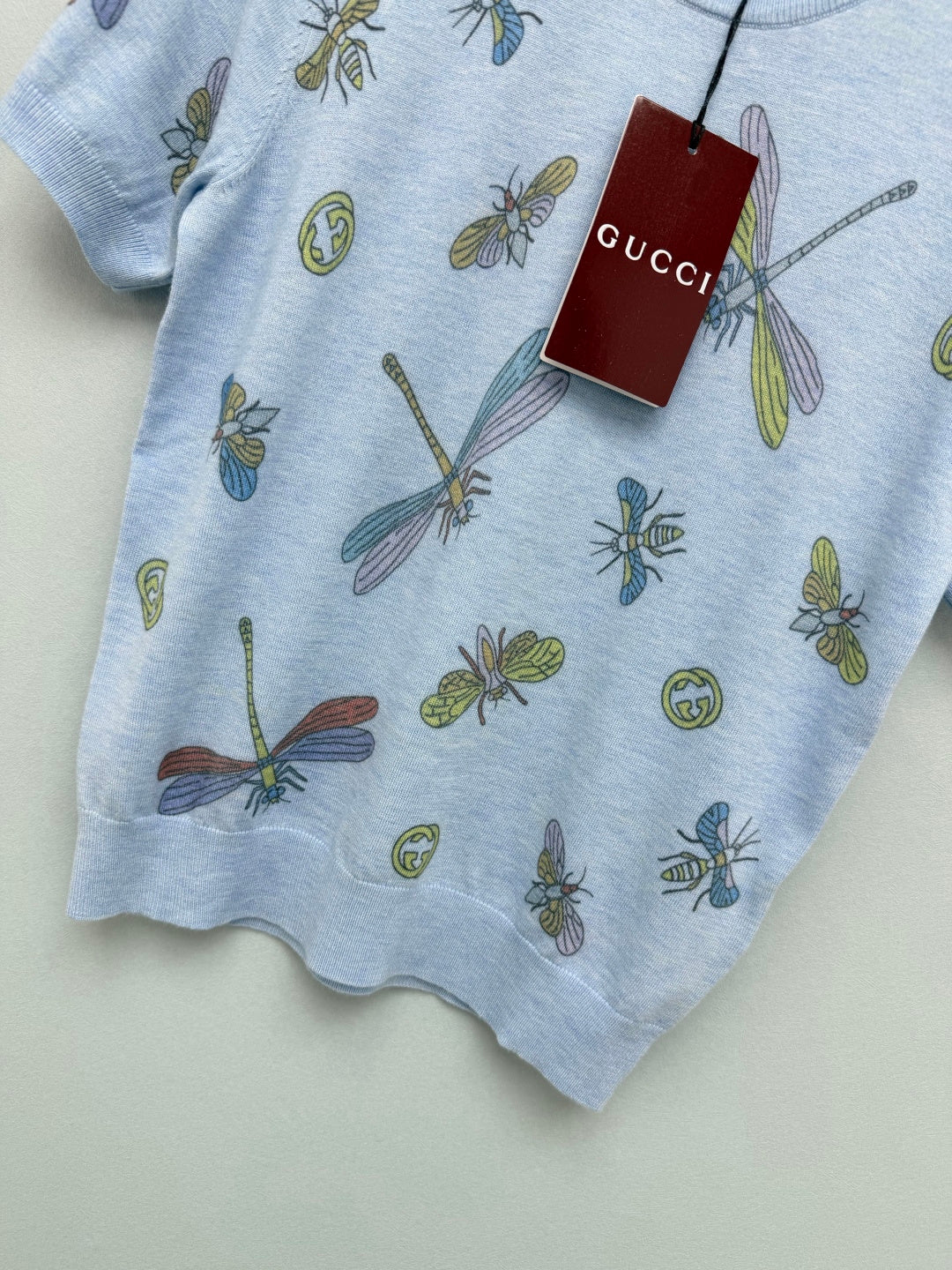 GUCCI 26S SHORT-SLEEVE KNIT SWEATER 390