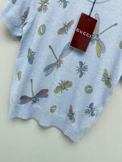 GUCCI 26S SHORT-SLEEVE KNIT SWEATER 390