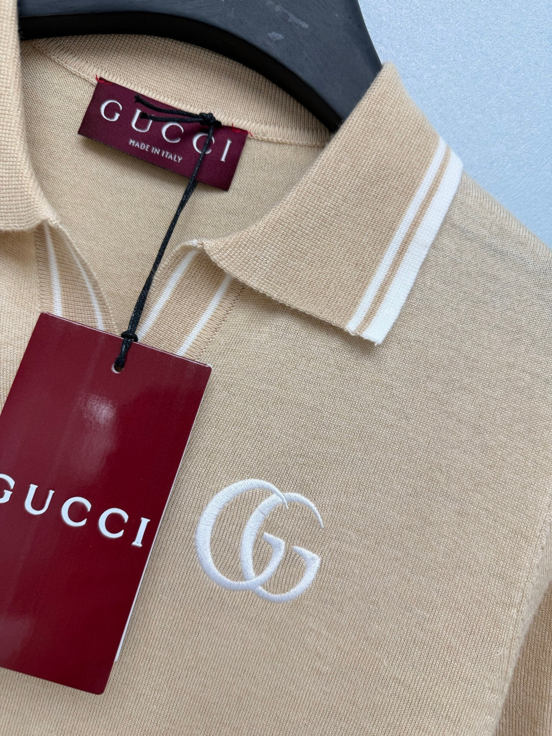 GUCCI 26S KNIT POLO SHIRT 392