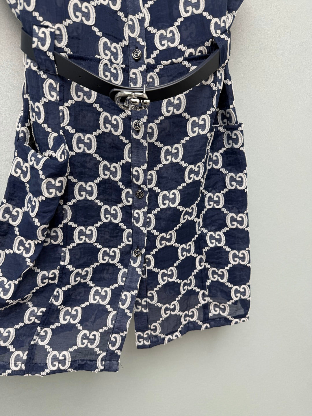 GUCCI 26S SLEEVELESS SHIRT DRESS 420
