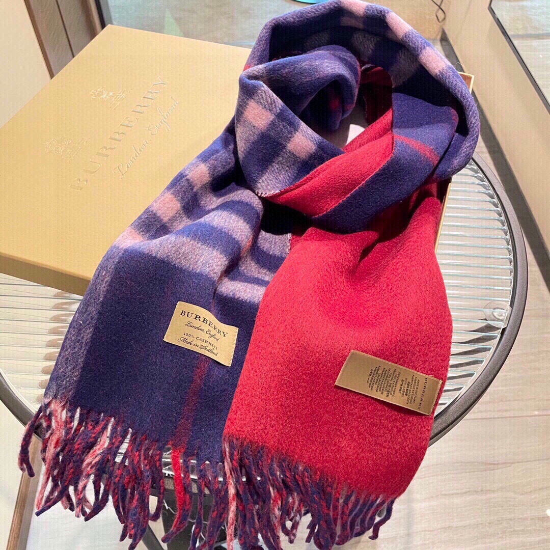 BURBERRY 26S SCARF 200CM IN CASHMERE 163836