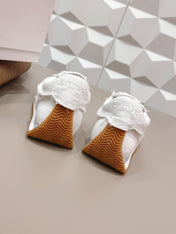 LOEWE 26S FLOW RUNNER SNEAKER IN WHITE DENIM