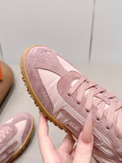 HM 26S BOUNCING SNEAKERS IN PINK NYLON AND SUEDE