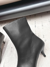 GUCCI 26S ANKLE BOOTS 65 MM IN BLACK CALFSKIN