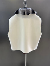 LP 26S FUR-COLLAR VEST 594